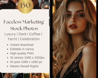 Luxury Stock Photos Aesthetic Girl Boss Instagram Stock Images Business Woman Black Fashion Faceless Digital Marketing Stock Photo MRR PLR