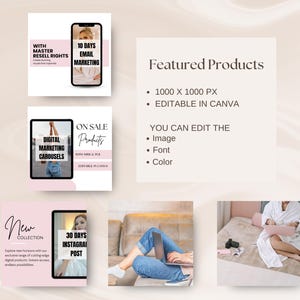 Pink Website Banners Editable in Canva Shopify Banners MRR PLR Canva ...