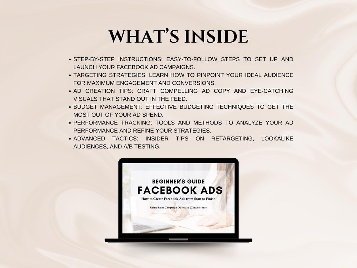 Facebook Ads Guide With MRR PLR Digital Product Facebook Ad Template ...