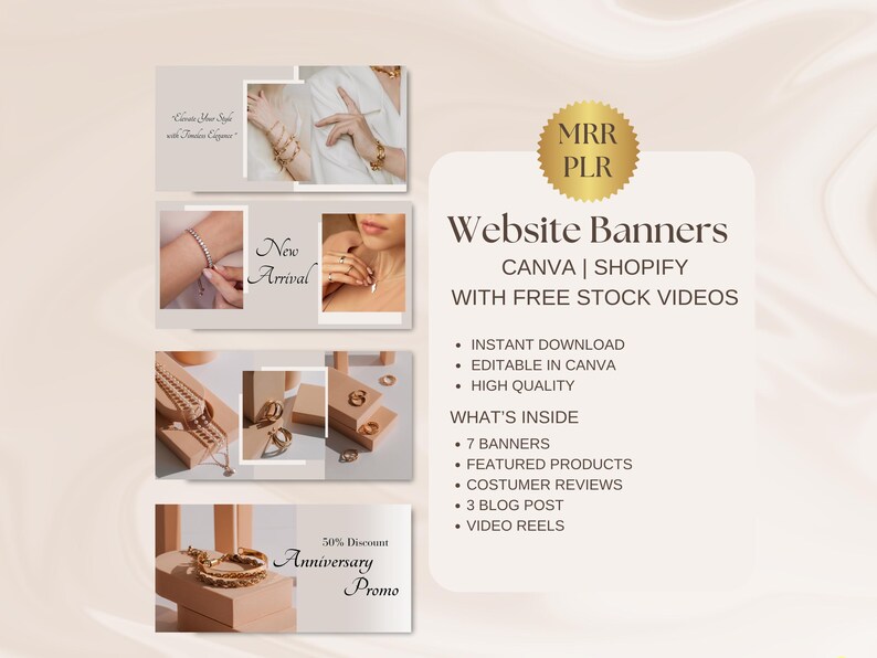 Editable Website Banner Bundle Web Banners Website Template Design ...