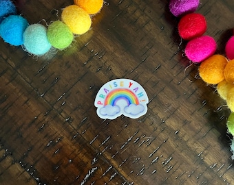 Praise Yah Sticker, Rainbow Covenant Water Bottle Sticker, Christian Scripture Sticker, Laptop Bible Sticker, Kids Faith Helmet Sticker