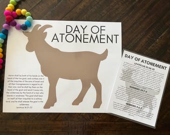 Day of Atonement, Yom Kippur, Appointed Times Printable, Kids Memory Game, Old Testament Lessons, Torah Preschool, Fall Moedim, Bible Feasts