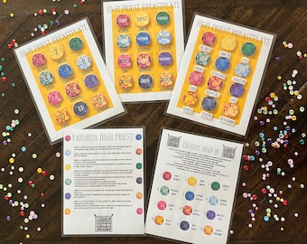 High Priest Bible Activity, 12 tribes of Israel, Preschool Printable, Homeschool Curriculum, Educational Memory Game, Bible Verse, Torah