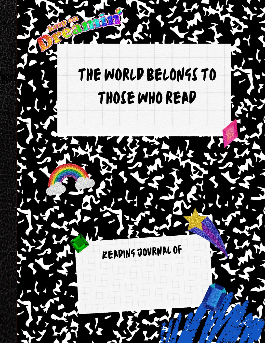 Teen Printable Reading Journal - Etsy
