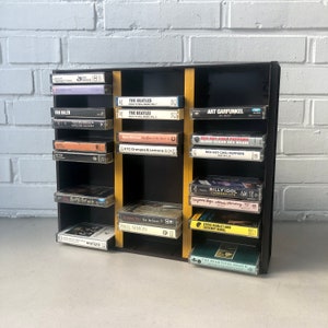 Vintage cassette shelf 70s, Plattofix, Wittner Compact box, cassette box, tape, MC, drawer insert image 3