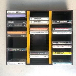 Vintage cassette shelf 70s, Plattofix, Wittner Compact box, cassette box, tape, MC, drawer insert image 5