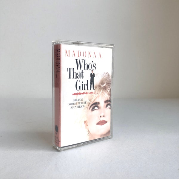 MADONNA, "Who's That Girl (Original Motion Picture Soundtrack)", Kassette, MC, Tape, Sire, 1987, Europa