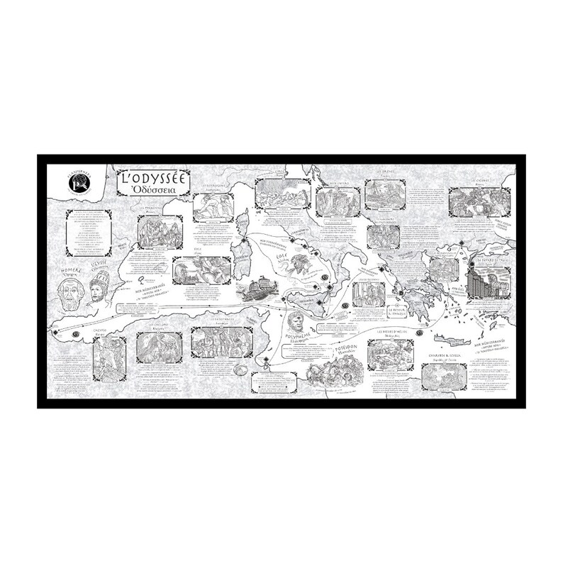 Carte de L'Odyssée / Collection "Au Coeur des Mythes" image 6