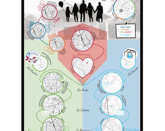 My personalized card / "Throughout our Lives" Collection
