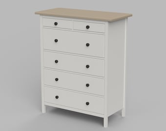 STL File - 1/12 Scale Miniature Dresser STL for Dollhouses (Commercial License)