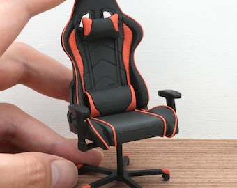 3MF File - 1/12 Scale Gaming Chair for Dollhouses