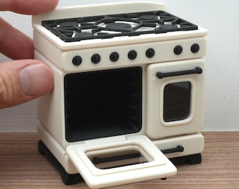 STL File - 1/12 Scale Double Oven Range and Hood for Dollhouses