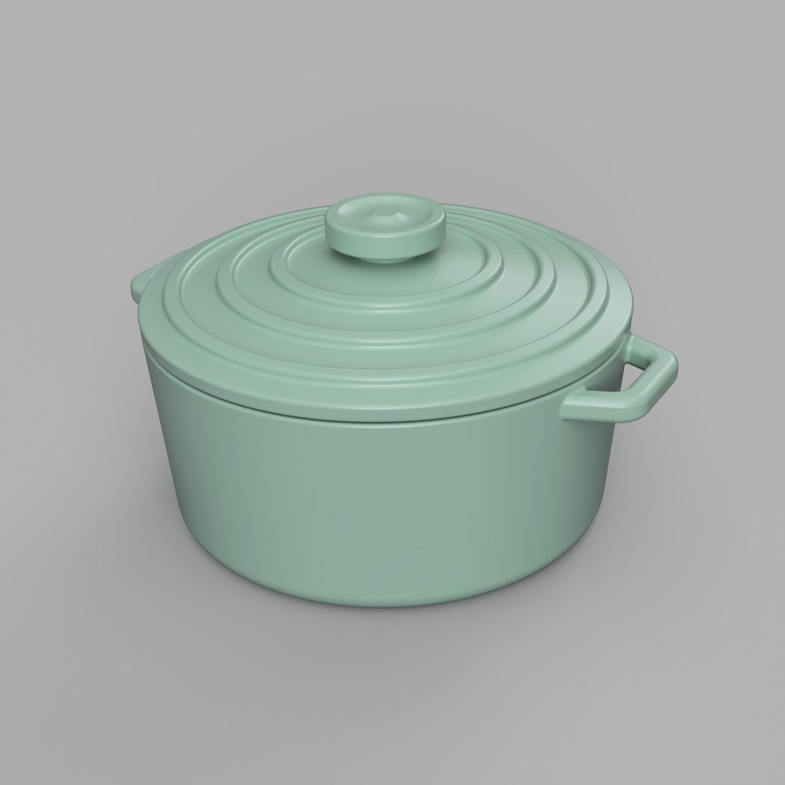 STL File - 1/12 Scale Miniature Cooking Pot - Dollhouse Kitchen STL ...