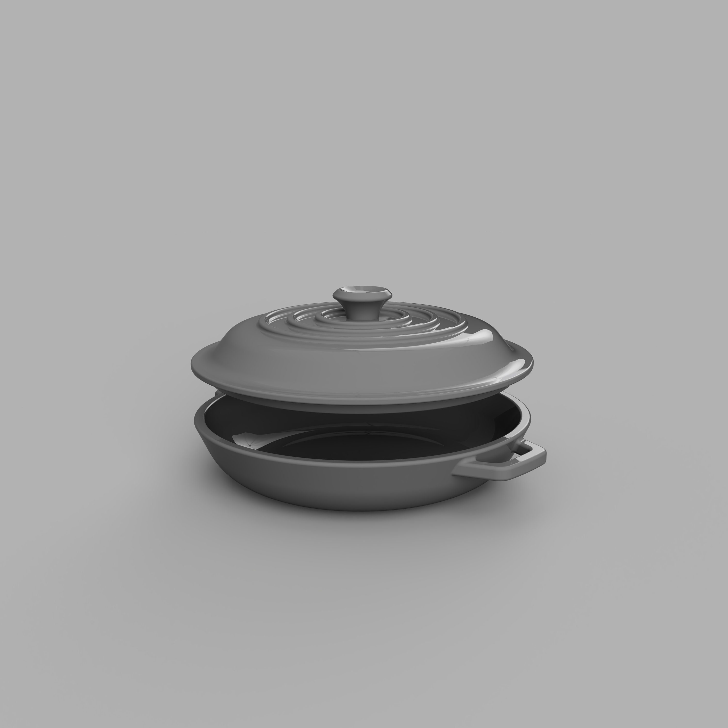 STL File - 1/12 Scale Miniature Cooking Pot Set (3 Size) STL ...