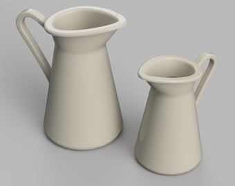 STL File - 1/12 Scale Pitcher/Vase STL for Dollhouses and Miniature Projects  (commercial license)
