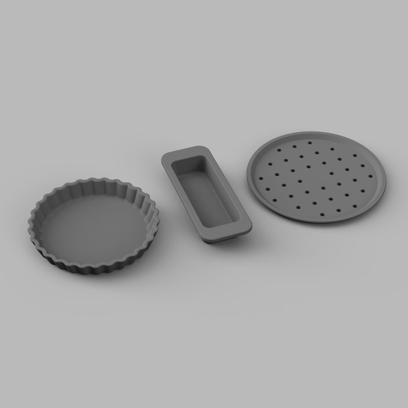 STL File - 1/12 Scale Miniature Baking Set Stl (6psc) for Dollhouses ...