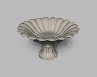 STL-bestand: fruitschaal schaal 1/12 STL voor poppenhuizen en miniatuurprojecten (commerciële licentie)