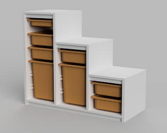 Plik STL - Zestaw do przechowywania miniatur w skali 1/12 STL dla domków dla lalek i projektów miniaturowych (licencja komercyjna)