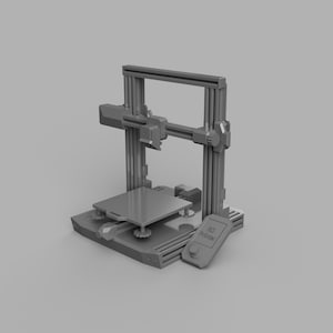 STL File - 1/12 Scale FDM 3D Printer Model for Dollhouses and Miniature Projects (commercial license)