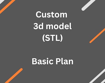 Custom 3D Model - Bring Your Dream Miniature to Life! (Basic plan)