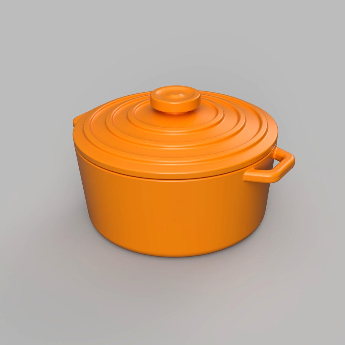 STL File - 1/12 Scale Miniature Cooking Pot - Dollhouse Kitchen STL ...