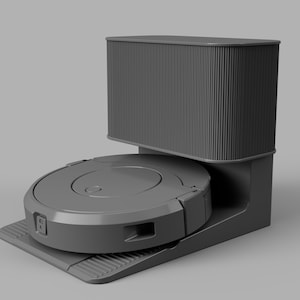 STL File - 1/12 Scale Miniature Robot Vacuum STL for Dollhouses and Miniature Projects (Commercial License)