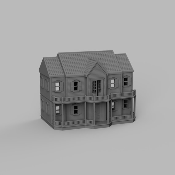 STL File - 1/144 Scale Dollhouse STL for Dollhouses