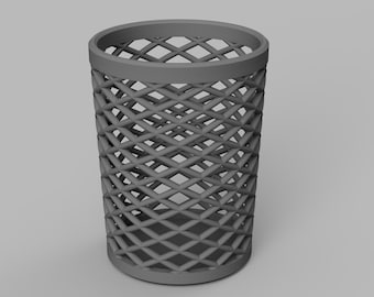 STL File - 1/12 Scale Wastebasket STL for Dollhouses and Miniature Projects  (commercial license)