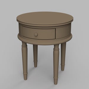 STL Datei - 1/12 Miniatur Beistelltisch STL für Puppenhäuser und Miniaturprojekte (kommerzielle Lizenz)