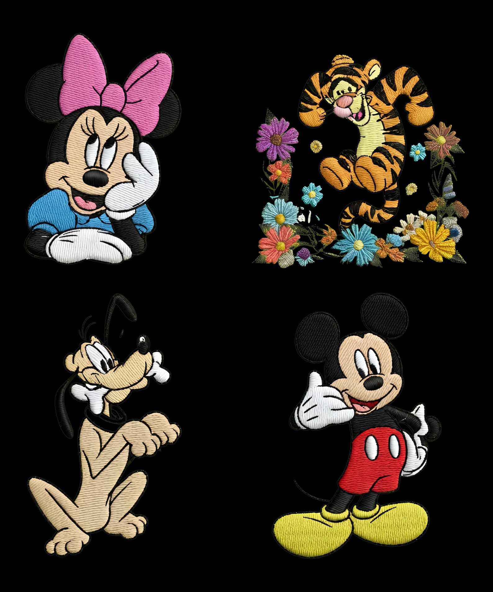 classic-cartoon-characters-machine-embroidery-design-set-digital