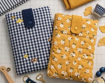 Padded Book Sleeve Sewing Pattern – Beginner Friendly Book Cover Case (PDF Download)