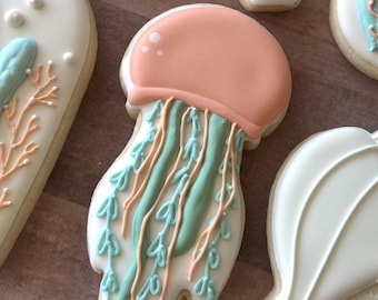 Jelly Fish Cookie Cutter- Outline Only