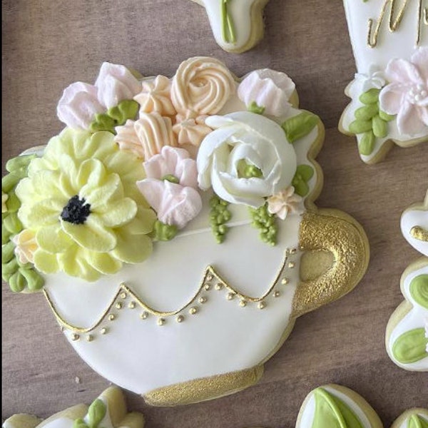 Floral Teacup Cookie Cutter