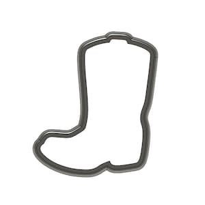 Cowboy Boot Cookie Cutter, Outline Only
