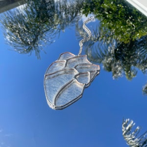 Heart Stained Glass Sun Catcher