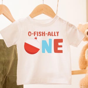 Fish 1st Birthday, O-Fish-Ally One Smash Cake Outfit, Boy First Birthday Shirt, Matching Family Fishing Birthday Tees, Fisherman Birthday