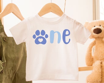 Dog First Birthday Party T-Shirt, Let's Pawty Tees, Family Matching Puppy Outfit