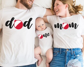 O-Fish-Ally One Birthday Shirts, Matching Family Fishing Tees