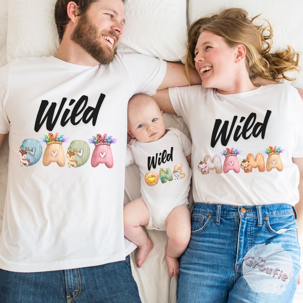 Wild One Birthday Shirt, Wild First Birthday Outfit, Wild One Family Birthday Shirts, 1st Birthday Shirt, Safari Jungle Zoo Animal Birthday