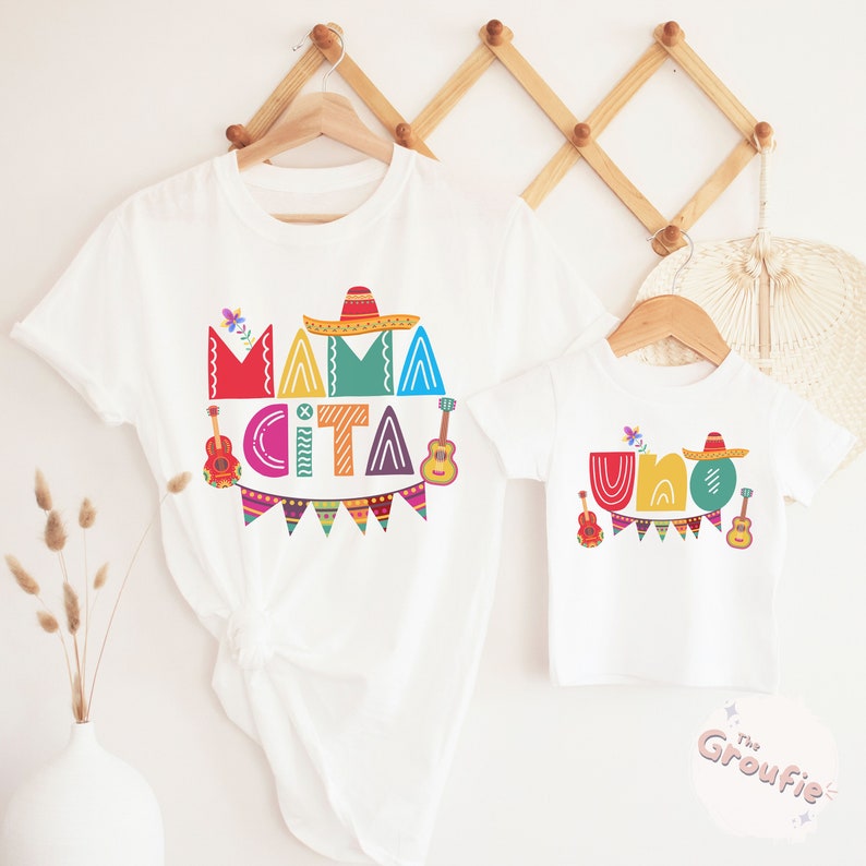 My First Fiesta, Fiesta Birthday Shirt, Mamacita T-Shirt, Family Fiesta Birthday Shirts, Cinco de Mayo Outfit, Mexican Fiesta Party Tees image 4