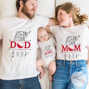 Fish 1st Birthday, O-Fish-Ally One Smash Cake Outfit, Boy First Birthday Shirt, Matching Family Fishing Birthday Tees, Fisherman Birthday