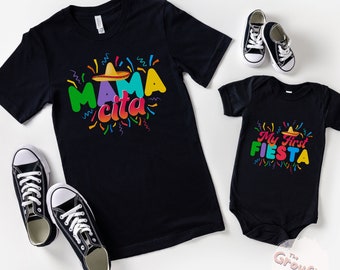 Fiesta 1st Birthday Shirts, My First Fiesta, Three-Esta Fiesta T-Shirt, Family Fiesta Birthday Tees, Mexican Fiesta Theme Kids Party Outfit
