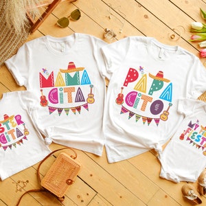 My First Fiesta, Fiesta Birthday Shirt, Mamacita T-Shirt, Family Fiesta Birthday Shirts, Cinco de Mayo Outfit, Mexican Fiesta Party Tees image 3