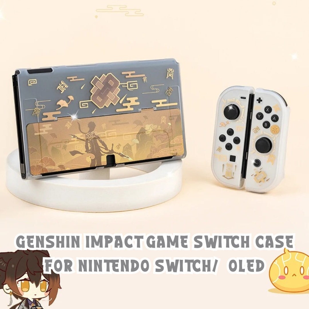 Zhongli Switch Case Genshin Impact/ Protective Cover for Anime Etsy