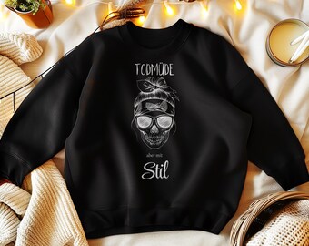 Dead tired but with style - Funny sweater for moms and other tired style-conscious women