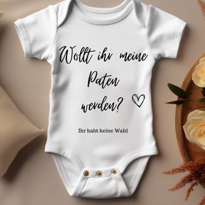 Do you want to be my godparents? You have no choice Baby bodysuit, cute funny bodysuit, gift for baptism romper, cheeky saying, godparents