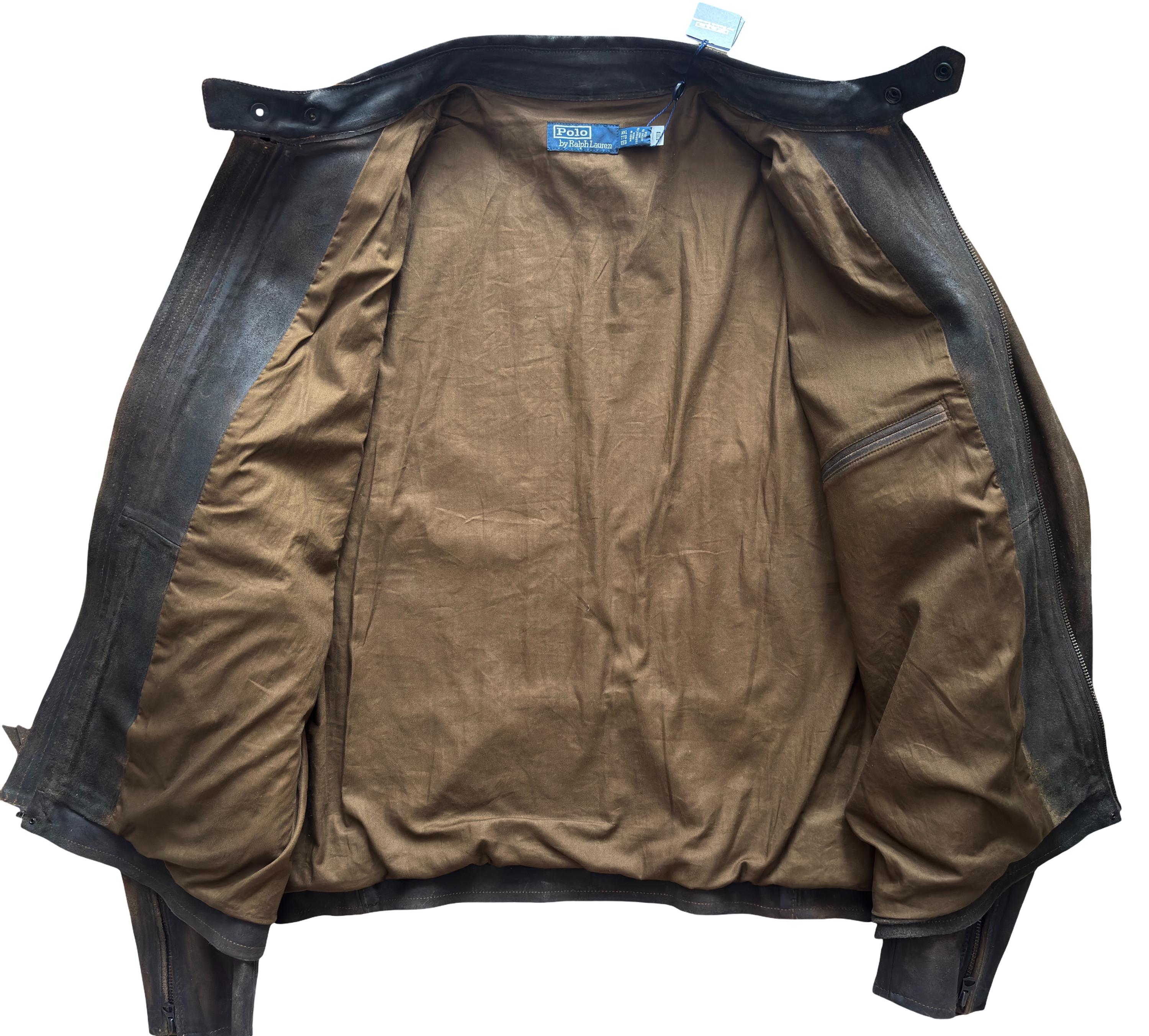 Polo Ralph Lauren RRL Cafe Racer Oil-tanned Cowhide Roughout
