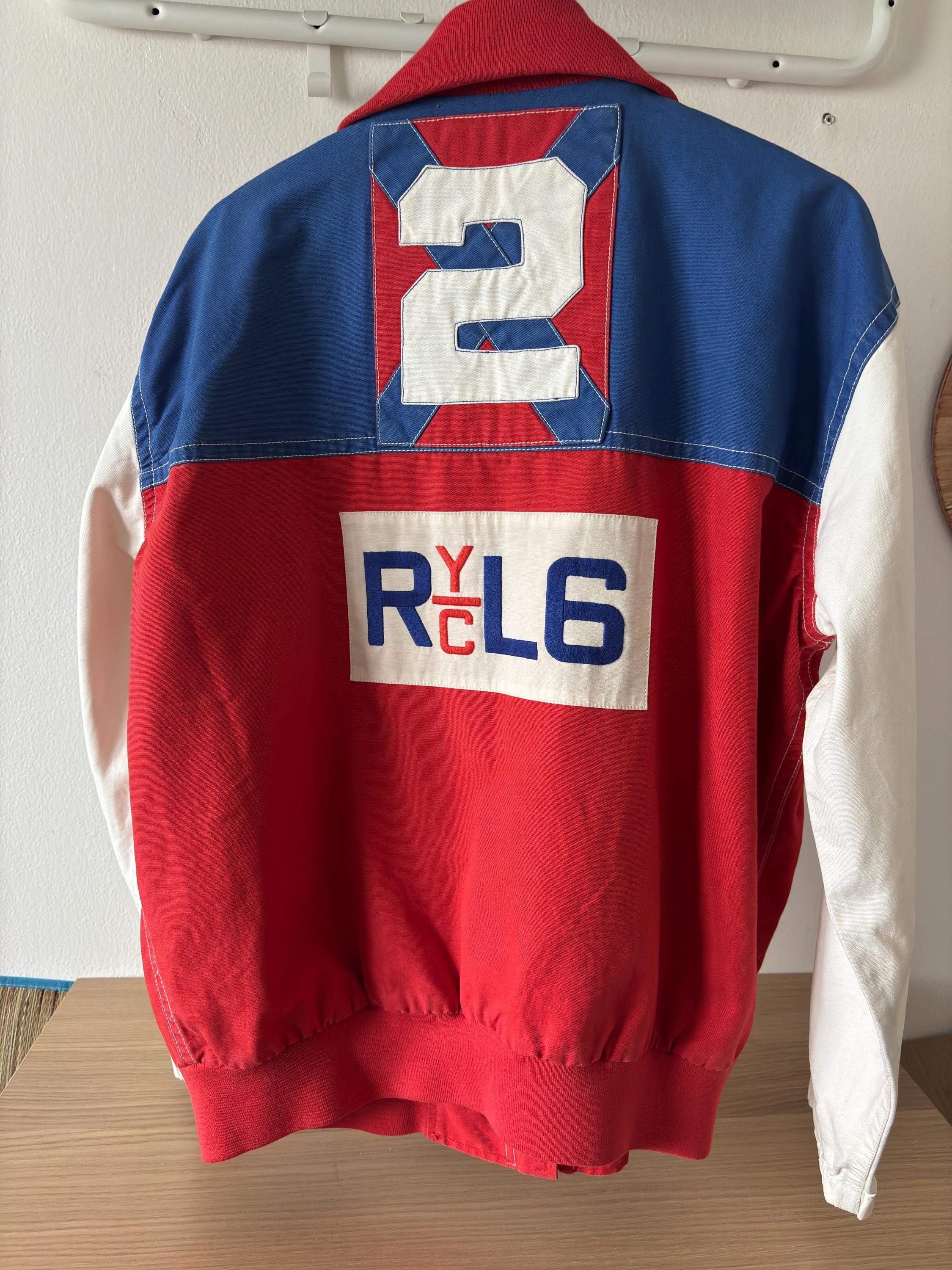 Vintage Polo Ralph Lauren Fireman Clasp Sailing Jacket: Hi