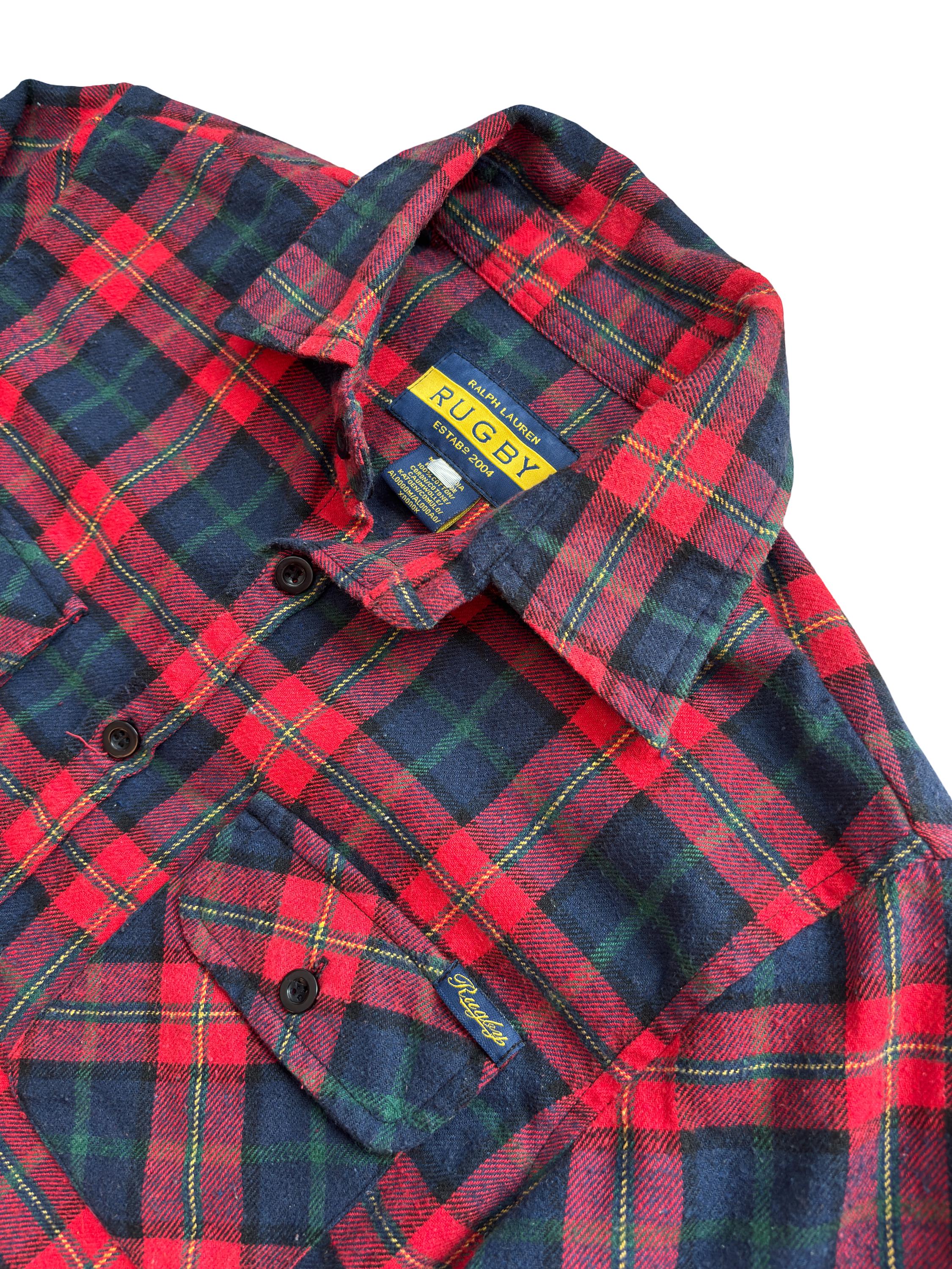 Polo Ralph Lauren Rugby Pyrex 23 Shirt Flannel off White Virgil