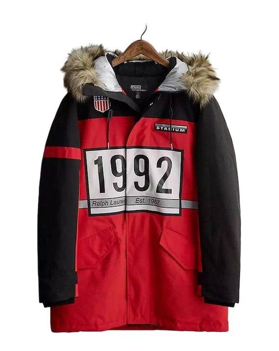 Polo Ralph Lauren Winter Stadium 1992 Down Parka Jacket P